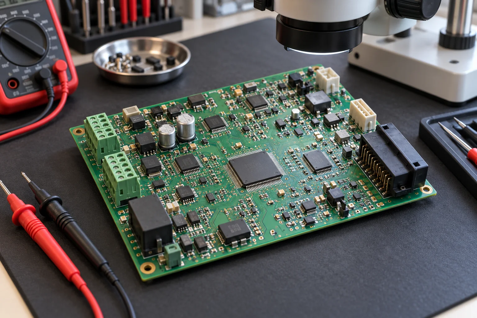 Fehlerdiagnose einer elektronischen Platine auf Bauteilebene